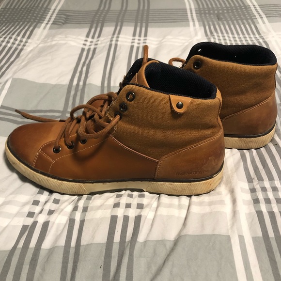 Robert Wayne Men’s Sz 8D leather & Canvas upper - Picture 7 of 7